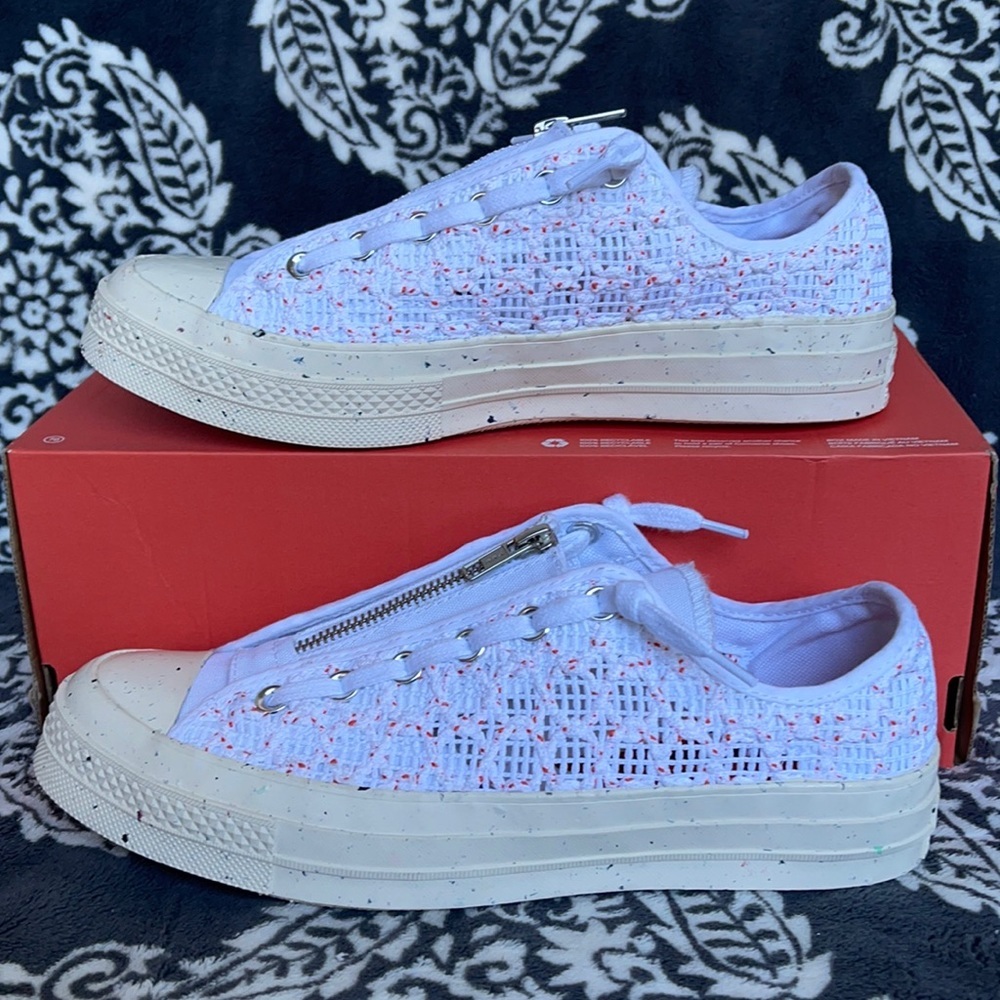 Converse Chuck Taylor 70 OX White/Bright Poppy/Egret WMNS